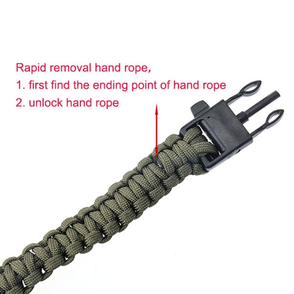 4in1 Flint Fire starter paracord