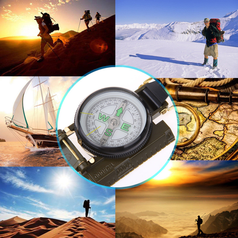 Portable Folding Lens Compass