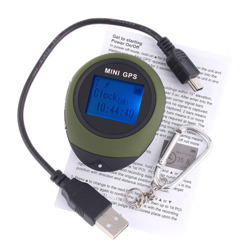 Rechargeable Location Tracker with Compass